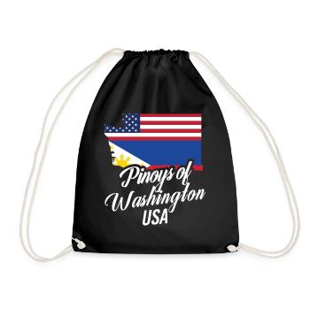 Les Philippins de Washington conçoivent pour de fiers Fil-Am - Sac de sport léger - noir - Devant