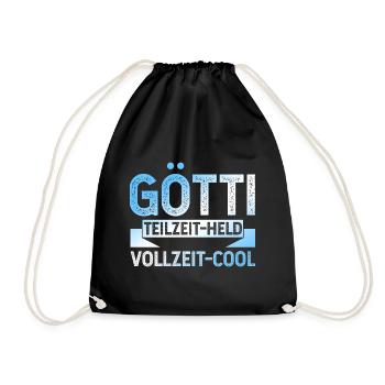 Götti Held - Turnbeutel - Schwarz - Vorne
