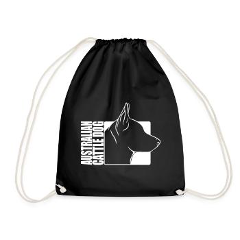 Profil de bouvier australien Chiens Chien Wilsigns - Sac de sport léger - noir - Devant