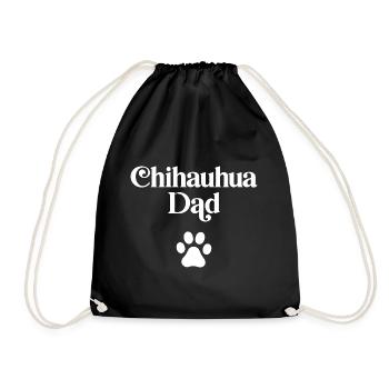 Papa Chihuahua - Sac de sport léger - noir - Devant
