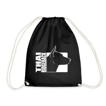 Thai Ridgeback Profil Hunde Hund Wilsigns - Turnbeutel - Schwarz - Vorne