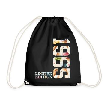 LIMITED EDITION 1965 61 JAHRE EIS 61. GEBURTSTAG - Drawstring Bag - black - Front