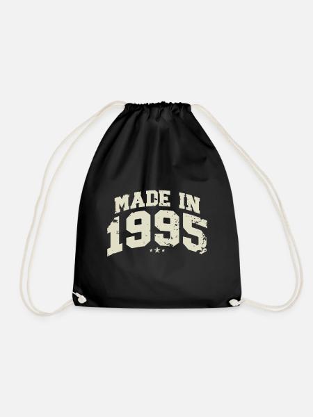 1995 Jahrgang geboren Legenden Geburtstag Geschenk - Turnbeutel - Schwarz
