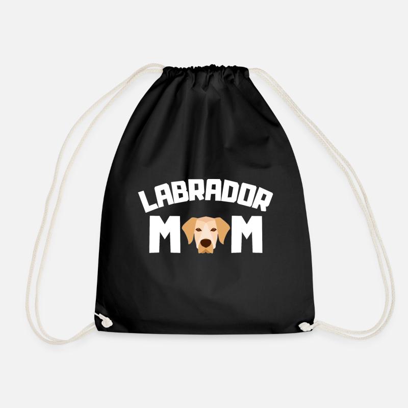 Labrador Mama Hunde Muttertag Geschenk Labrador - Turnbeutel - Schwarz