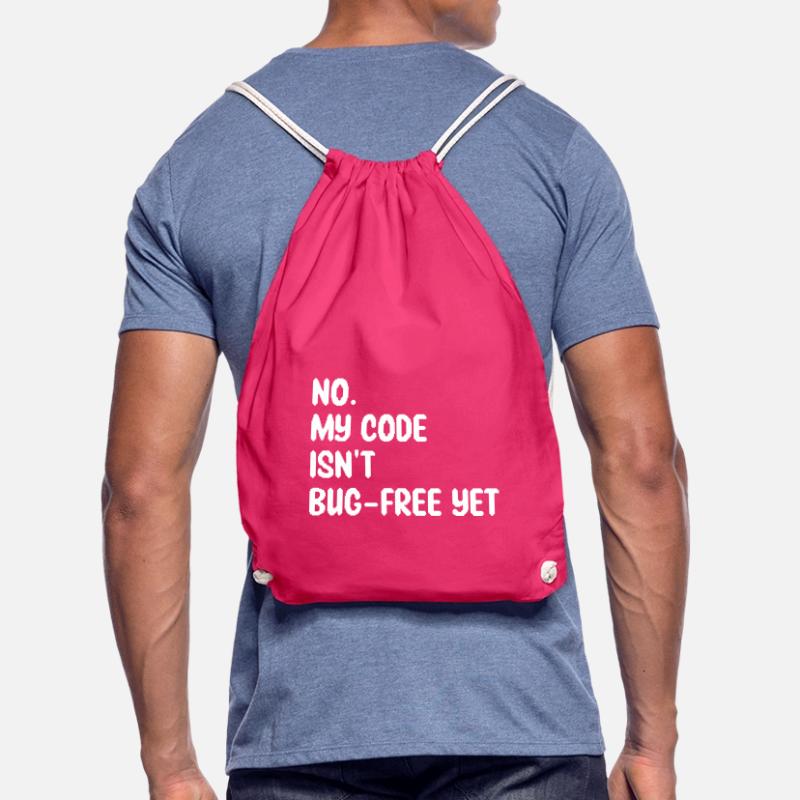 Humor Programmer Coder Bugs Gift Developer Drawstring Bag
