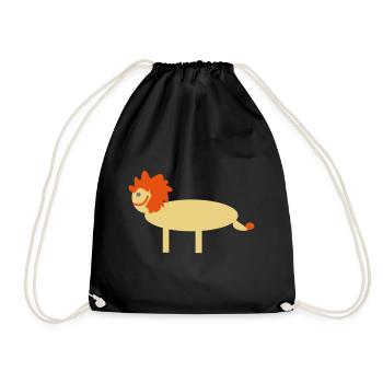 2020 08 21 petit lion - Sac de sport léger - noir - Devant