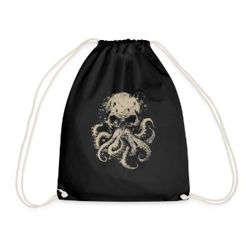 Horror Kraken - Turnbeutel - Schwarz - Vorne