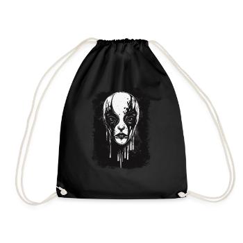 Black Metal Alien - Turnbeutel - Schwarz - Vorne