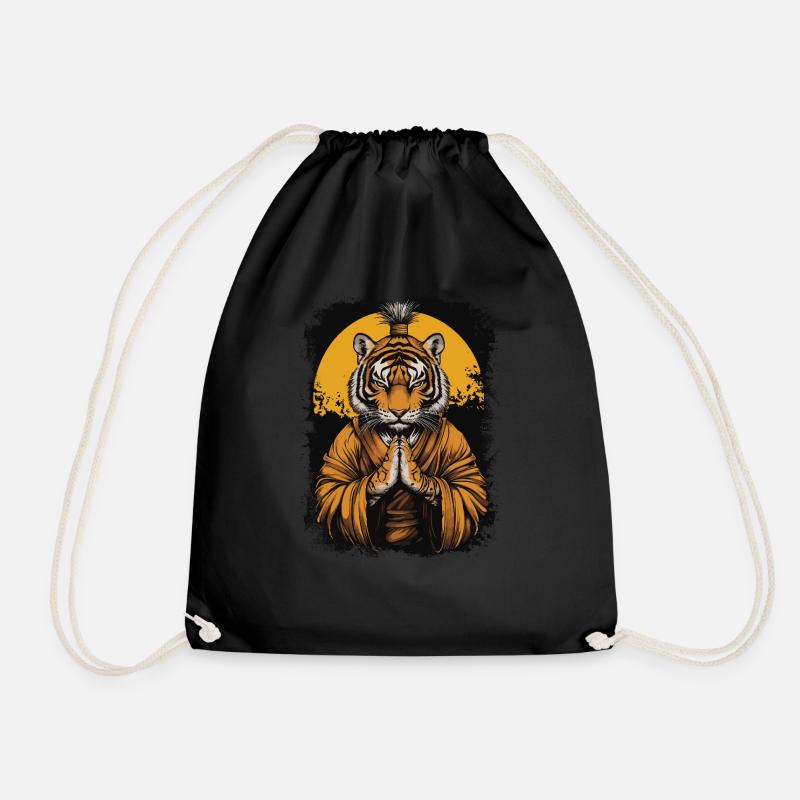Tiger Mönch - Turnbeutel - Schwarz