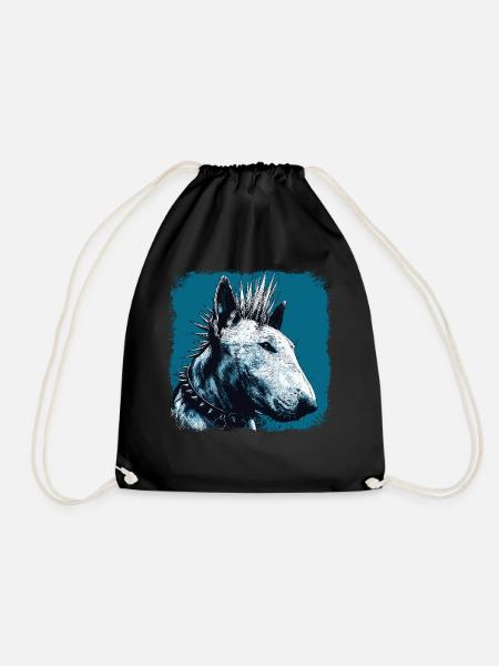 Punkrock Bullterrier - Turnbeutel - Schwarz