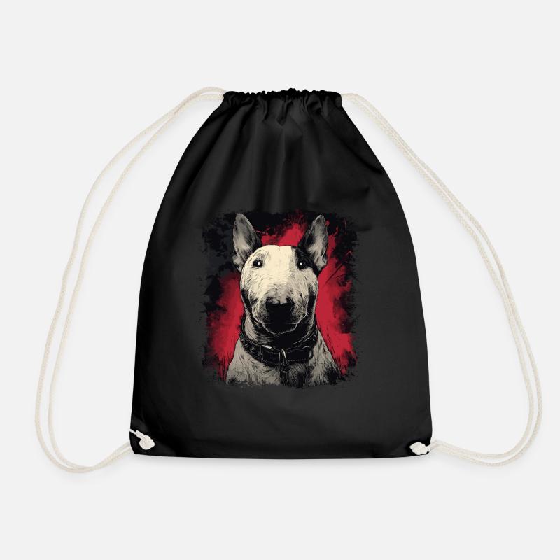Bullterrier - Turnbeutel - Schwarz