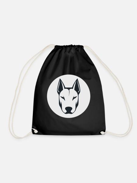 Bullterrier - Turnbeutel - Schwarz