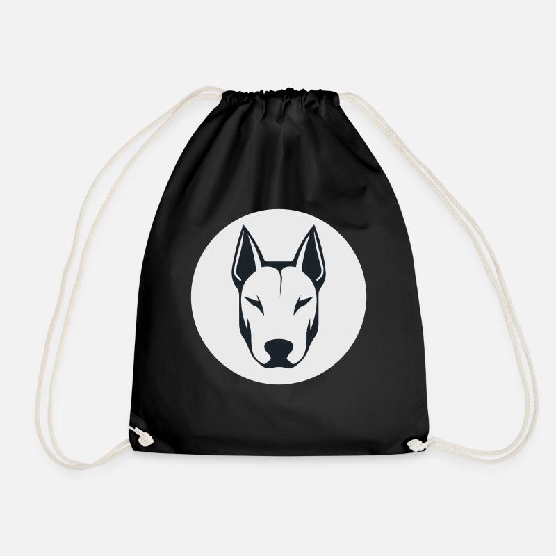 Bullterrier - Turnbeutel - Schwarz