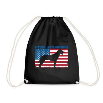 Berger belge malinois - Sac de sport léger - noir - Devant