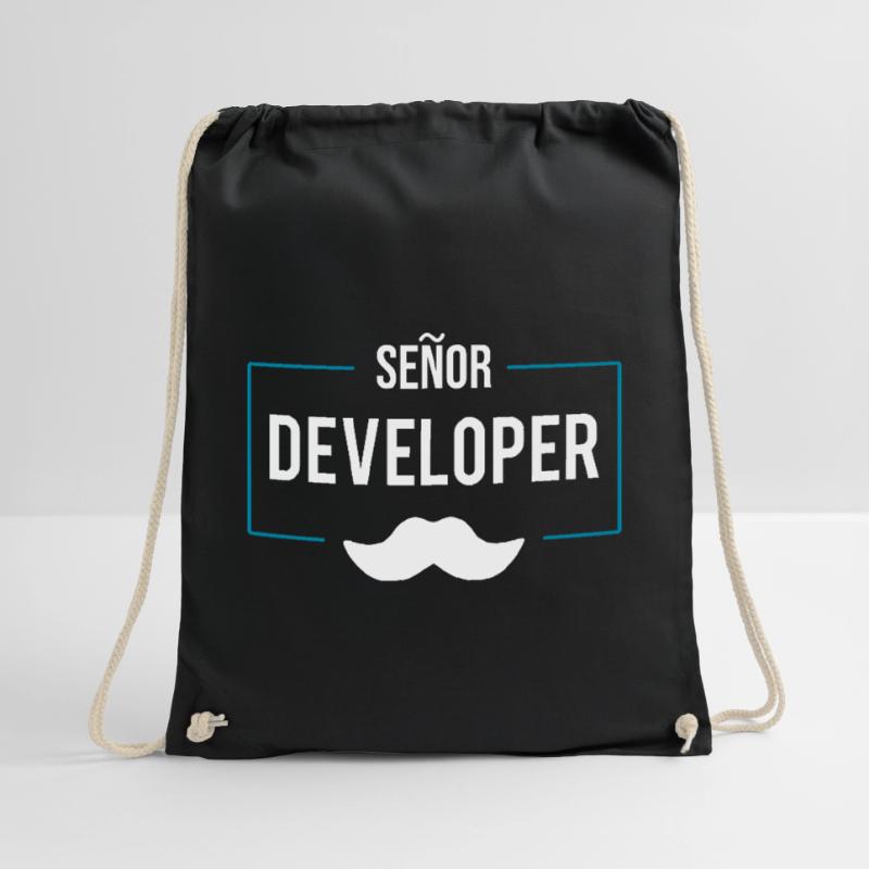 Senor Developer Programmierer shirt Turnbeutel