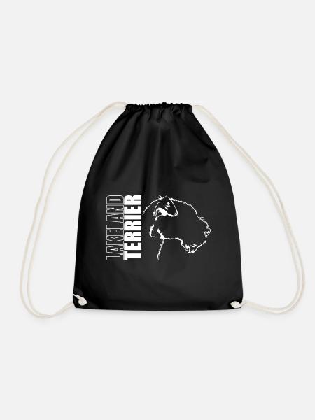 LAKELAND TERRIER Profile Dogs Dog Wilsigns - Drawstring Bag - black