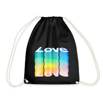 Amour - Sac de sport léger - noir - Devant