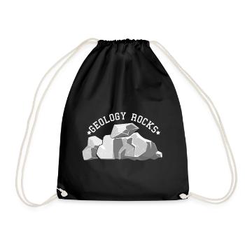 Geologist - Drawstring Bag - black - Front