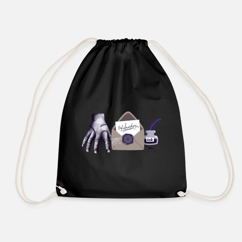 Zombie Hand mit Brief - Turnbeutel - Schwarz