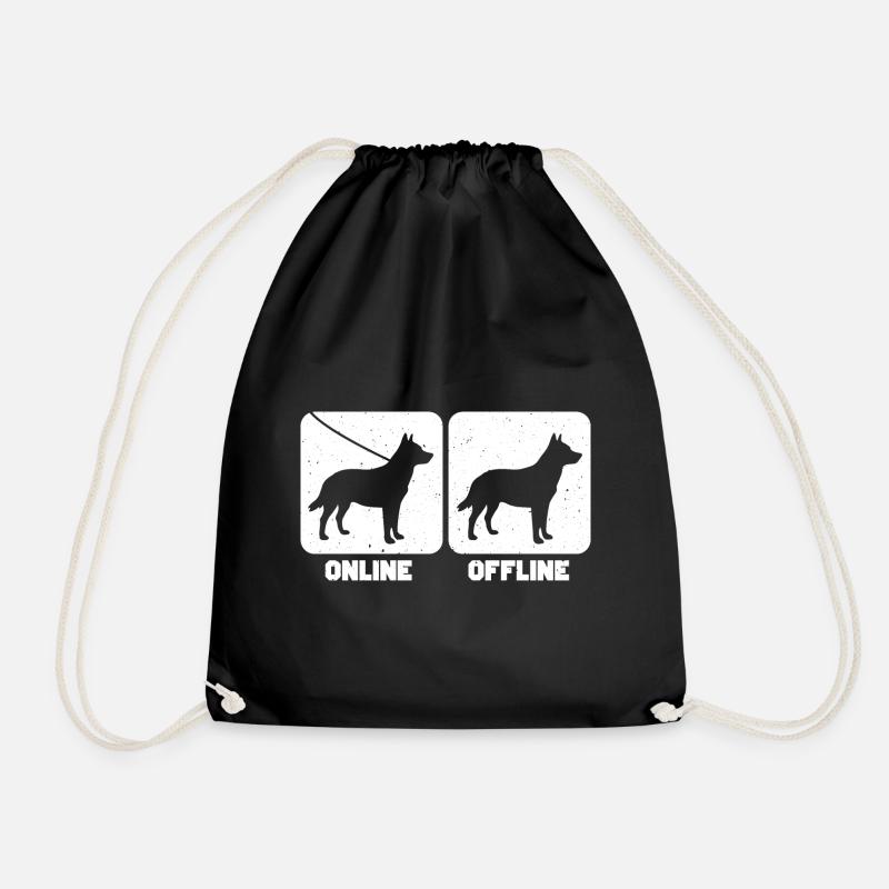 Australian Cattle Dog - Turnbeutel - Schwarz