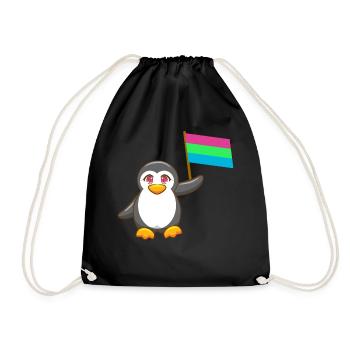 Antarctica Animal Gay Pride Pingouin Polysexuel LGBTQ - Sac de sport léger - noir - Devant