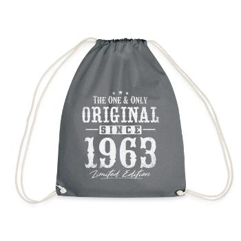 Original seit 1963 - Turnbeutel - Grau - Vorne