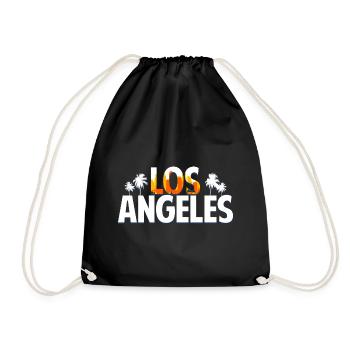 California Los Angeles - Turnbeutel - Schwarz - Vorne