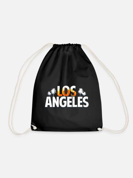 California Los Angeles - Turnbeutel - Schwarz