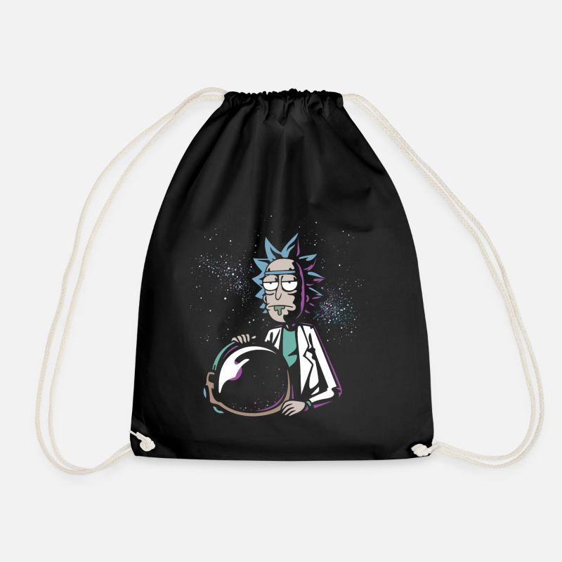 Rick and Morty Rick mit Astronautenhelm - Turnbeutel - Schwarz