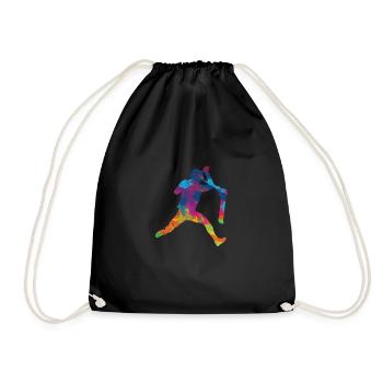 Scooter kick scooter stunts skatepark gift idea - Drawstring Bag - black - Front
