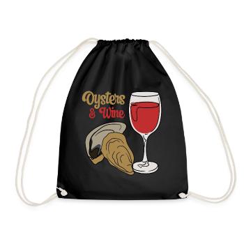 Huîtres et vin Seafood Chef Hobby Ocean - Sac de sport léger - noir - Devant
