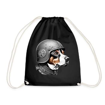 Beagle - Sac de sport léger - noir - Devant