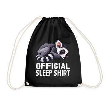 Chemise de nuit officielle Lemur - Sac de sport léger - noir - Devant