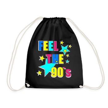 Ressentez les années 90 - Sac de sport léger - noir - Devant