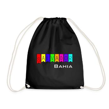 Salvador Bahia - Drawstring Bag - black - Front