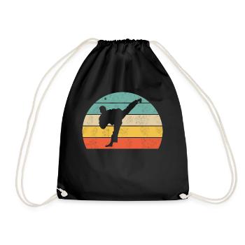 Karaté - Sac de sport léger - noir - Devant