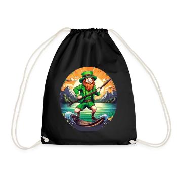 Planche à pagaie Shamrock Shamrock de la Saint-Patrick - Sac de sport léger - noir - Devant