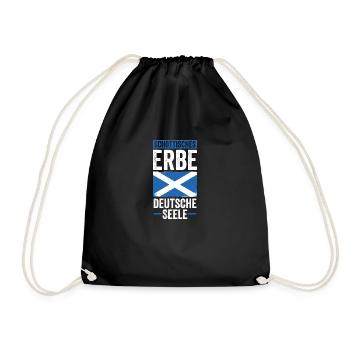 Ecossais Ecossais Ecosse Allemande - Sac de sport léger - noir - Devant