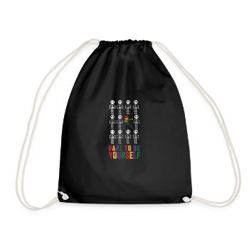 Lgbt Lesbian Gay Pride Osez être vous-même - Sac de sport léger - noir - Devant