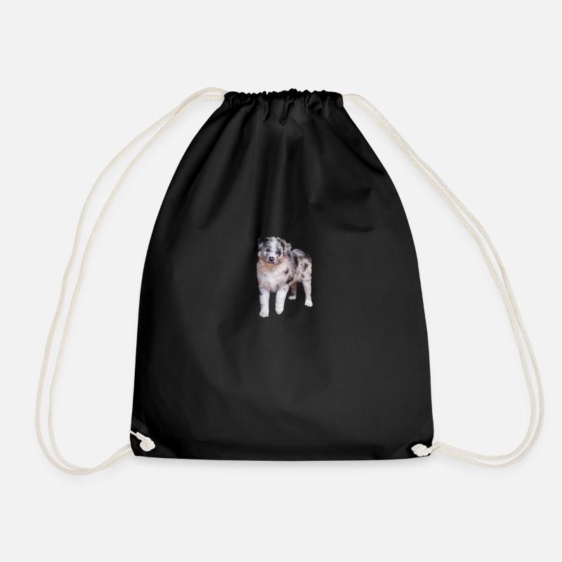 Australian Shepherd - Turnbeutel - Schwarz