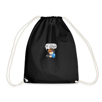 Gamer Boy Headset Nerd Gaming Jeu Vidéo PC - Sac de sport léger - noir - Devant