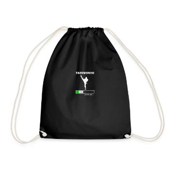 Martial Arts Taekwondo Geschenkidee Kampfsportler - Turnbeutel - Schwarz - Vorne