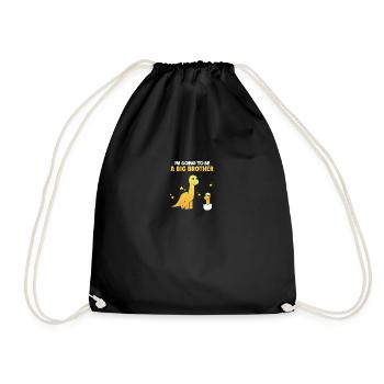 Frères et sœurs frère Brothersaurus I cadeau - Sac de sport léger - noir - Devant