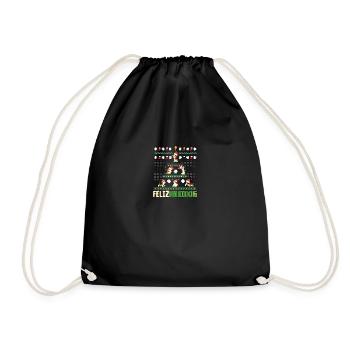 Beagles Feliz Navidog Merry Chritsmas - Sac de sport léger - noir - Devant