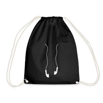 écouteurs - Sac de sport léger - noir - Devant