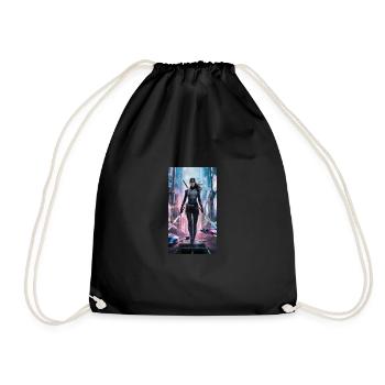 Ninja-Superhero - Turnbeutel - Schwarz - Vorne