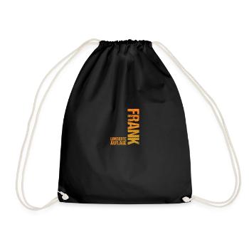 Frank - Drawstring Bag - black - Front