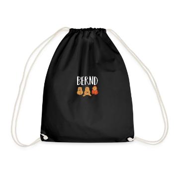 Gamer Zocker Zocken Gaming Bernd - Sac de sport léger - noir - Devant