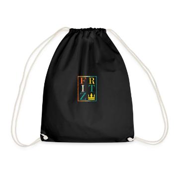 Fritz - Drawstring Bag - black - Front
