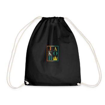 Jacob - Drawstring Bag - black - Front